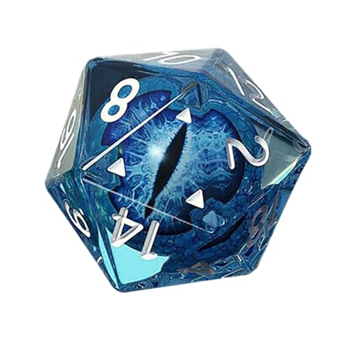 Augapfel Dice – Rollenspiel Dice, RPG Würfel-Set | Dragon Eye Dice Polyedric Dice Designer Handmade Polyedral RPG Dice Set mit lebendigen Kanten, schönen Einschlüssen für A Augapfel Dice – Rollenspiel Dice, RPG Würfel-Set | Dragon Eye Dice Polyedric Dice Designer Handmade Polyedral RPG Dice Set mit lebendigen Kanten, schönen Einschlüssen für A von Jubilofex