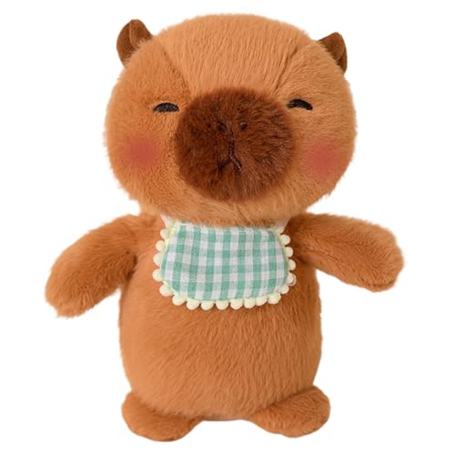 Capybara Spielzeug, 7,8 Zoll Tier Puppe - Umarmbare Dekoration mit Ton Kuschelpuppen Sammlerpuppen Für Schlafzimmer Sofa Wohnzimmer Capybara Spielzeug, 7,8 Zoll Tier Puppe - Umarmbare Dekoration mit Ton Kuschelpuppen Sammlerpuppen Für Schlafzimmer Sofa Wohnzimmer von Jubilofex