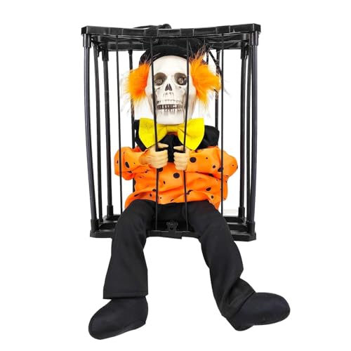 Jubilofex Animierte Halloween-Dekorationen – Figur des Sensors, schreiend Spirit Toy | Spukhaus mit Schädel Geist Sound Jubilofex Animierte Halloween-Dekorationen – Figur des Sensors, schreiend Spirit Toy | Spukhaus mit Schädel Geist Sound von Jubilofex