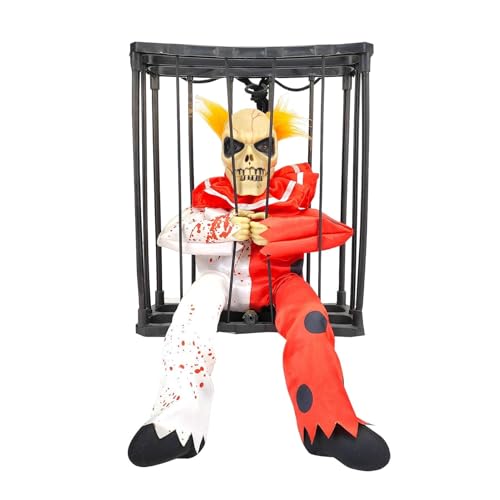 Jubilofex Animierte Halloween-Dekorationen – Figur des Sensors, schreiend Spirit Toy | Spukhaus mit Schädel Geist Sound Jubilofex Animierte Halloween-Dekorationen – Figur des Sensors, schreiend Spirit Toy | Spukhaus mit Schädel Geist Sound von Jubilofex