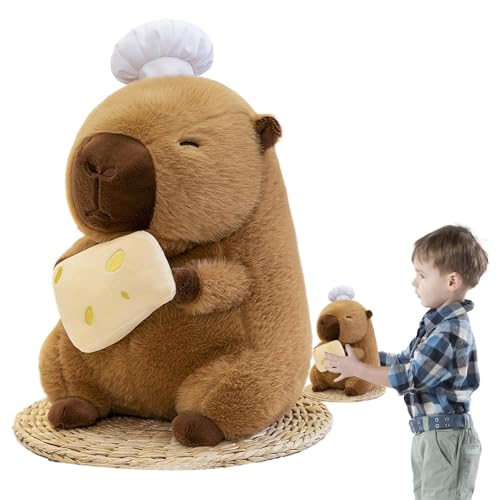 Jubilofex Capybara Stoffed Animal | Nettes Capybara Plüschspielzeug | 11 Zoll Koch Schöne Plushies Capybara Stofftier, Capybara -Spielzeug, weiche Tiere für Kinder und Erwachsene von Jubilofex