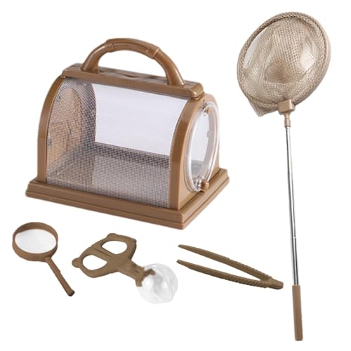 Jubilofex Keeper, Käfig für Kreaturen, Sammelset für Beobachtung, tragbares Set zur Naturbeobachtung, Betrachter und Erkundungsspielzeug für Jubilofex Keeper, Käfig für Kreaturen, Sammelset für Beobachtung, tragbares Set zur Naturbeobachtung, Betrachter und Erkundungsspielzeug für von Jubilofex