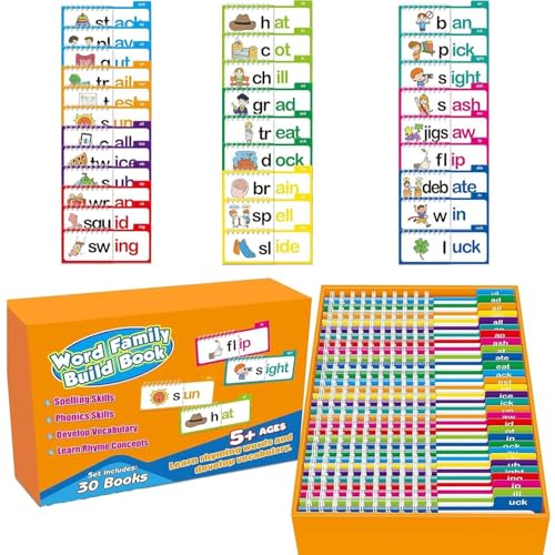 Jubilofex Lesen Sie Flashkarten, Flash-Karten der Wortfamilie – Flashcard Lesespiele | Lesen und Reimen Sie Vokabelbücher umdrehen Familien Flash Card Flash Education für die Jubilofex Lesen Sie Flashkarten, Flash-Karten der Wortfamilie – Flashcard Lesespiele | Lesen und Reimen Sie Vokabelbücher umdrehen Familien Flash Card Flash Education für die von Jubilofex
