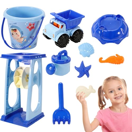 Jubilofex Sandspielzeug für den – Strandspielzeug für Meer mit Eimer – Schloss BAU Wasserspiel mit Formen für Aktivitäten im Freien Jubilofex Sandspielzeug für den – Strandspielzeug für Meer mit Eimer – Schloss BAU Wasserspiel mit Formen für Aktivitäten im Freien von Jubilofex