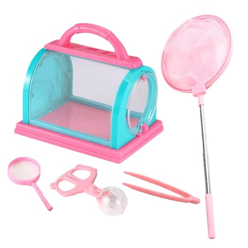 Jubilofex Schmetterlingskäfig, Beobachtungsset – Erkundungsset im Freien für Container von Kreaturen – tragbares Naturbeobachtungs-Set, Betrachter und Spielzeug Jubilofex Schmetterlingskäfig, Beobachtungsset – Erkundungsset im Freien für Container von Kreaturen – tragbares Naturbeobachtungs-Set, Betrachter und Spielzeug von Jubilofex