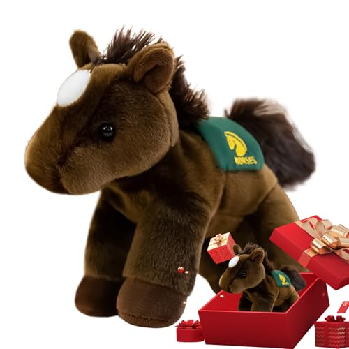 Jubilofex Stofftier | 2026 Sammlerpuppe, entzückende Soft Horse Toy Stoffed Puppe - Für Kinderfreunde Familiensammler Halloween Weihnachten, Valentines Geburtstag Jubilofex Stofftier | 2026 Sammlerpuppe, entzückende Soft Horse Toy Stoffed Puppe - Für Kinderfreunde Familiensammler Halloween Weihnachten, Valentines Geburtstag von Jubilofex