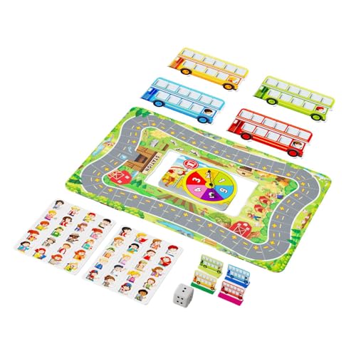 Mathematisches Bus-Stopp-Puzzle – Zählspiel, Rechenherausforderung, logisches Tischset | Lernspielzeug für geistige Fähigkeiten für die Menschen, Heimtrainer Mathematisches Bus-Stopp-Puzzle – Zählspiel, Rechenherausforderung, logisches Tischset | Lernspielzeug für geistige Fähigkeiten für die Menschen, Heimtrainer von Jubilofex