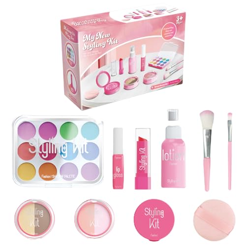 Schluss mit dem Make-up-Set für Mädchen | 10 Toddler Kosmetik-Set, Kinder fertig zum Spielen, Make-up-Set für kleine Mädchen, ein falsches Make-up für Mädchen zum Spielen Schluss mit dem Make-up-Set für Mädchen | 10 Toddler Kosmetik-Set, Kinder fertig zum Spielen, Make-up-Set für kleine Mädchen, ein falsches Make-up für Mädchen zum Spielen von Jubilofex