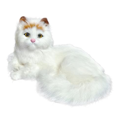 Simulationskatze – Verwenden Sie EIN Spielzeug für Haustiere aus Plüsch, weiches Plüschtier | Realistische Kuscheltiere für Mädchen für, Furry Hug Company für Heimdekoration Simulationskatze – Verwenden Sie EIN Spielzeug für Haustiere aus Plüsch, weiches Plüschtier | Realistische Kuscheltiere für Mädchen für, Furry Hug Company für Heimdekoration von Jubilofex
