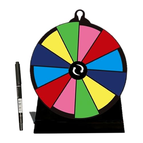 Spinradpreise - Tabletop Game Spinner, Trockener Löschbrett | Karneval Verlosung Lucky Draw Wheel für Schule, Büro, Klassenzimmerveranstaltung, Handelsshow -Display, Belohnungsaktivität Marketing Nutz Spinradpreise - Tabletop Game Spinner, Trockener Löschbrett | Karneval Verlosung Lucky Draw Wheel für Schule, Büro, Klassenzimmerveranstaltung, Handelsshow -Display, Belohnungsaktivität Marketing Nutz von Jubilofex