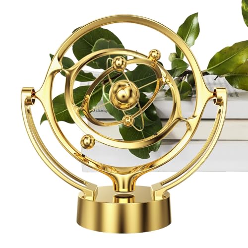 USB Battery dul-Purpose Earth Perpetual Motion Device - Desktop Model Rotating Magnetic Rocker Celestial Body Orbit Ornaments Decoration von Jubilofex