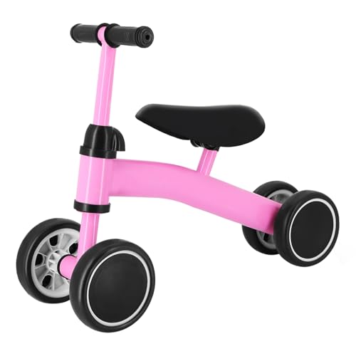 Juebueix 5 in 1 Kleinkind Fahrrad für 1-4 Jahre alte Kinder, Baby Laufrad Spielzeug, Kleinkind Dreirad Kinder Trikes Dreirad, Spielzeug für Jungen & Mädchen, Balance-Training, Abnehmbare Pedale, von Juebueix