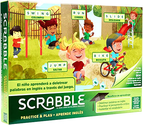 Juegos Mattel Games Scrabble Englisches Lernen (Mattel GGB31) von Mattel Games