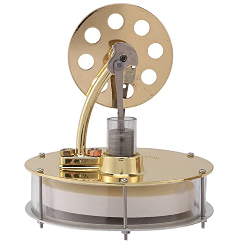 Jufjsfy Modell für Stirlingmotor mit niedriger Temperatur, Wissenschaft der Dampfenergie, zur Herstellung von Ornamenten für physikalische Expedition von Jufjsfy