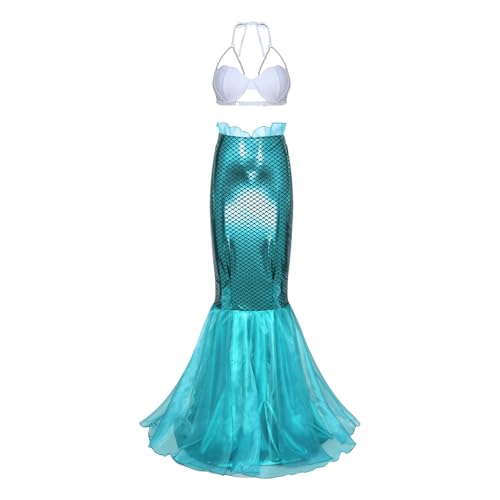 Jugaoge Damen Neckholder Meerjungfrau Top und Lack Leder Optik Rock Fischschuppen Print Tanzrock mit Rüschen Motto Party Gogo Outfits Clubwear Typ D S Jugaoge Damen Neckholder Meerjungfrau Top und Lack Leder Optik Rock Fischschuppen Print Tanzrock mit Rüschen Motto Party Gogo Outfits Clubwear Typ D S von Jugaoge