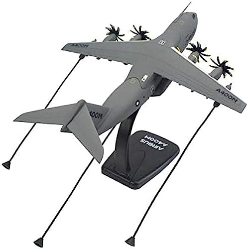 Flugzeugmodell aus Druckguss-Kunststoff, 1/160 Airbus A400M Transportflugzeugmodell, Spielzeug und Dekorationen für Erwachsene, 8,3" x 9,1" von JuiShNen