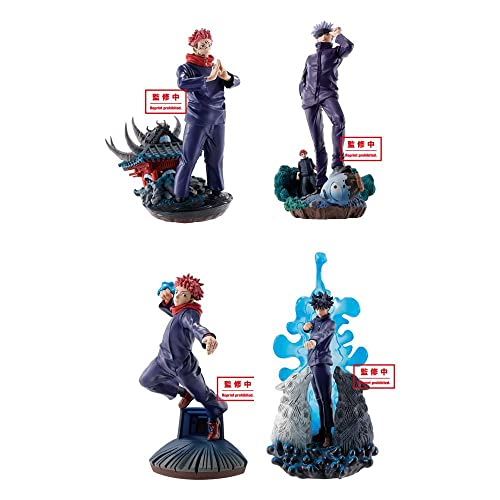 Jujutsu Kaisen Megahouse Petitrama Series Trading Figur, 9 cm, Vol. 1 Sortiert, 4 Stück von MegaHouse