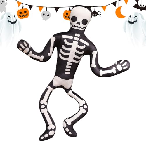 Jukeoiu Skelett Kuscheltier Totenkopf Kissen, Halloween Totenkopf Plüschtier Weiche Skelett Plüschtier Plüschpuppen Dekoratives Kissen Für Wohnzimmer Schlafzimmer 15,75 Zoll Jukeoiu Skelett Kuscheltier Totenkopf Kissen, Halloween Totenkopf Plüschtier Weiche Skelett Plüschtier Plüschpuppen Dekoratives Kissen Für Wohnzimmer Schlafzimmer 15,75 Zoll von Jukeoiu