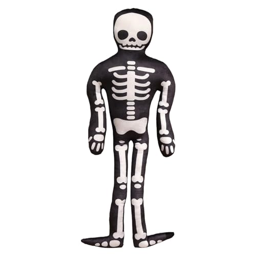 Jukeoiu Skelett Kuscheltier Totenkopf Kissen, Halloween Totenkopf Plüschtier Weiche Skelett Plüschtier Plüschpuppen Dekoratives Kissen Für Wohnzimmer Schlafzimmer 15,75 Zoll Jukeoiu Skelett Kuscheltier Totenkopf Kissen, Halloween Totenkopf Plüschtier Weiche Skelett Plüschtier Plüschpuppen Dekoratives Kissen Für Wohnzimmer Schlafzimmer 15,75 Zoll von Jukeoiu