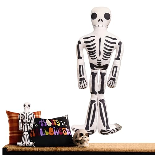 Jukeoiu Skelett Kuscheltier Totenkopf Kissen, Halloween Totenkopf Plüschtier Weiche Skelett Plüschtier Plüschpuppen Dekoratives Kissen Für Wohnzimmer Schlafzimmer 15,75 Zoll Jukeoiu Skelett Kuscheltier Totenkopf Kissen, Halloween Totenkopf Plüschtier Weiche Skelett Plüschtier Plüschpuppen Dekoratives Kissen Für Wohnzimmer Schlafzimmer 15,75 Zoll von Jukeoiu
