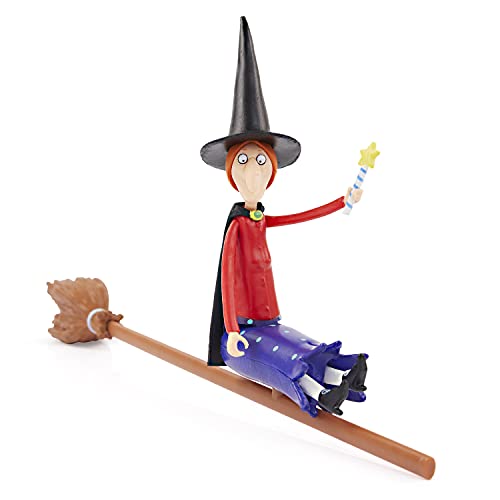 WOW! STUFF Witch from Room On The Broom Bewegliche Sammel-Actionfigur | Offizielles Spielzeug und Geschenke aus den Büchern und Filmen von Julia Donaldson und Axel Scheffler, Hexe und Besen, M von WOW! STUFF