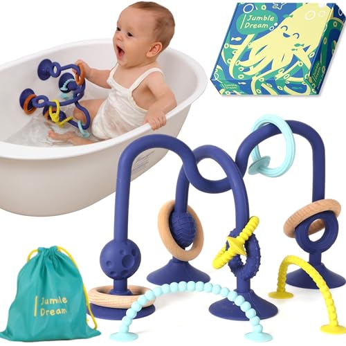 Jumble Dream Jumble Jangle Baby-Badespielzeug mit Saugnapf, Modell von Jumble Dream