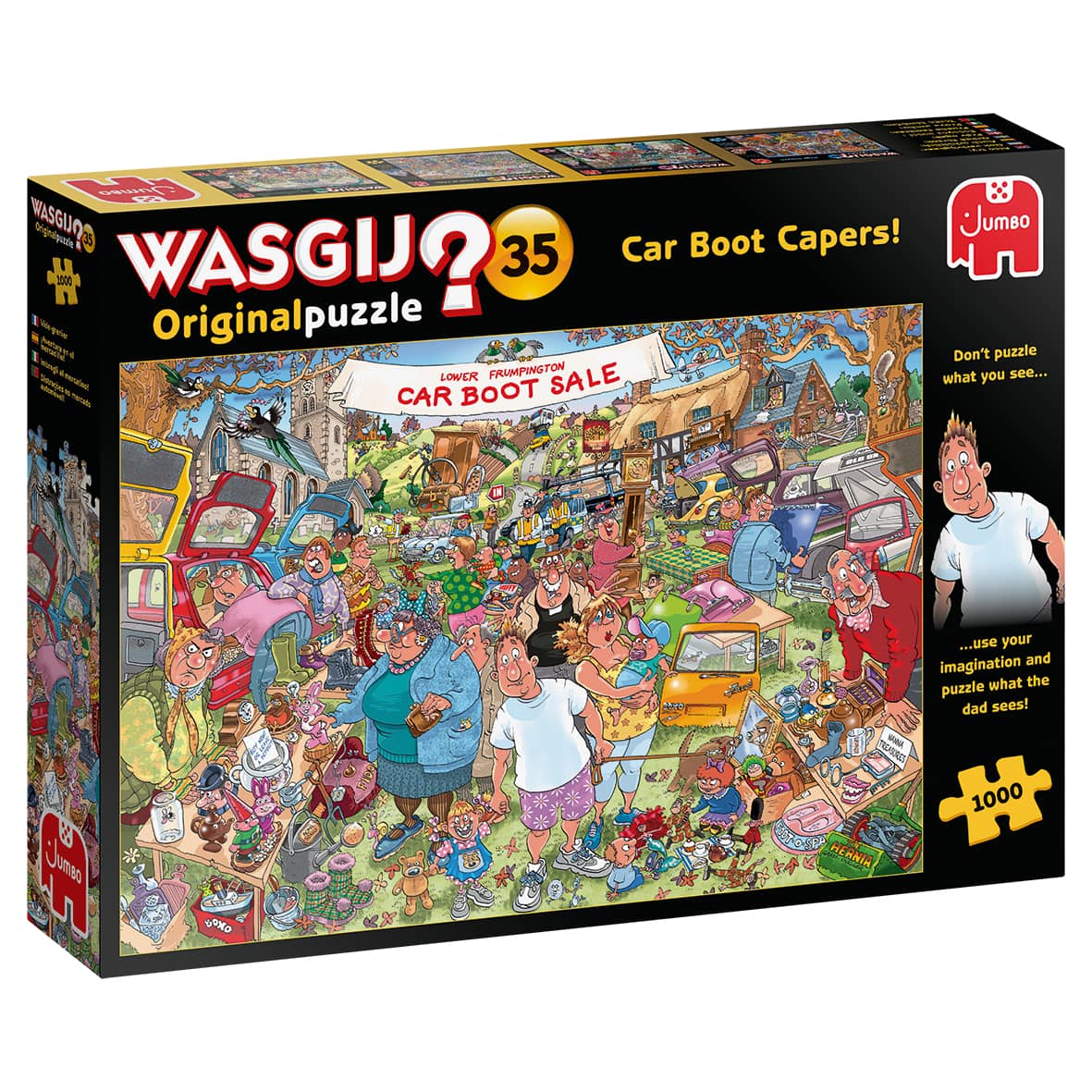 Jumbo Puzzle 1000 Teile - Wasgij Original 35 Flohmarkt-Chaos! - Jumbo Puzzle 1000 Teile - Wasgij Original 35 Flohmarkt-Chaos! - von Jumbo Puzzle