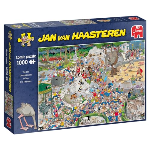 Jumbo Puzzles 335015 JUMBO Puzzle 01491 Der Tiergarten, Jan van Haasteren, 1000 Teile von Jumbo