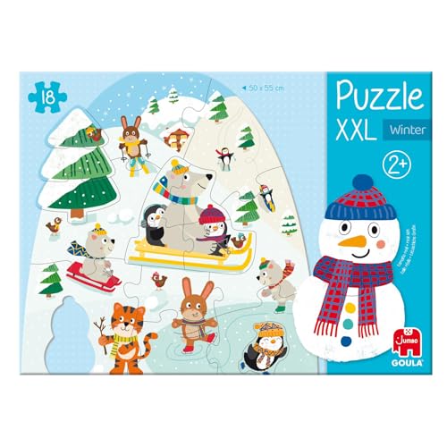 GOULA XXL Winter-Puzzle - 18 Teile von Jumbo Spiele GmbH