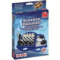 Jumbo Spiele - Schach und Dame Kompaktspiel von Jumbo Spiele