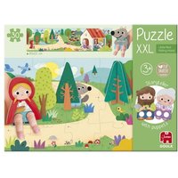 Goula - XXL Puzzle - Rotkäppchen, 30 Teile von Jumbo Spiele