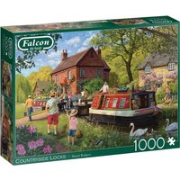 Jumbo 1110500240 - Falcon, Daniel Rodgers, Countryside Locks, Puzzle, 1000 Teile von Jumbo Spiele