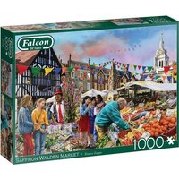 Jumbo 1110500241 - Falcon, Franco Zappa, Saffron Walden Market, Puzzle, 1000 Teile von Jumbo Spiele