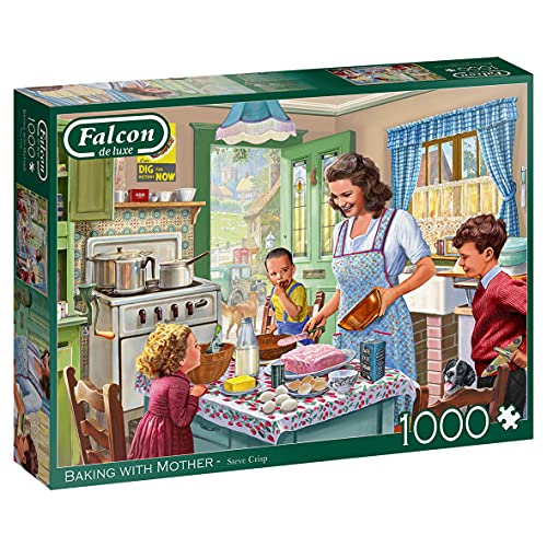 Jumbo Puzzles 11245 Baking with Mother Puzzle, Mehrfarbig von Jumbo