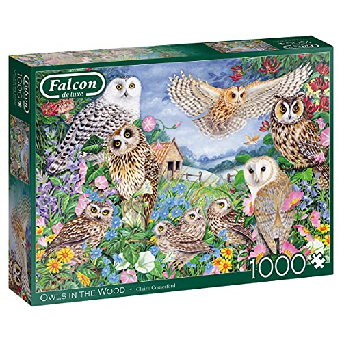 Jumbo 11286 The Wood-1000 Teile Owl Puzzlespiel, Mehrfarben von Jumbo