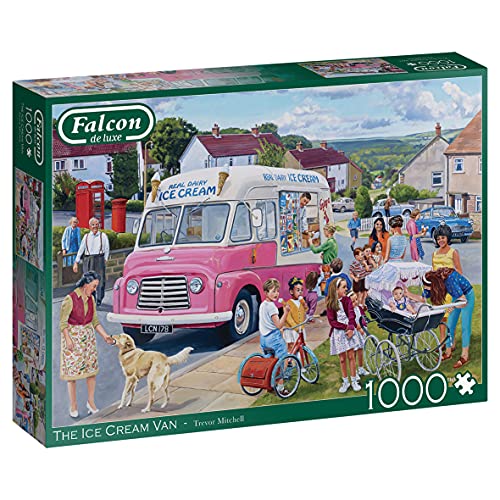 Jumbo 11339 The Ice Cream of 1000 Pieces Jigsaw Puzzle, Mehrfarbig von Jumbo