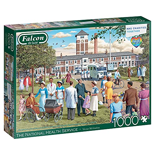 Jumbo 11364, Falcon de Luxe-The National Health 1000 Teile Puzzle, Multicolor, Standard von Jumbo