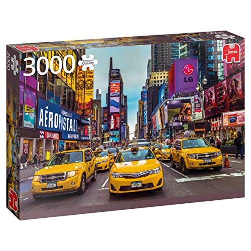 Jumbo 18832 Tiere Premium Collection – New York Taxis 3000 Teile Puzzle, Multi von Jumbo