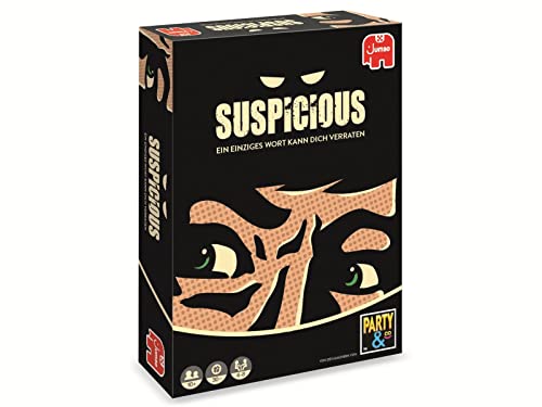 Jumbo Spiele Suspicious Partyspiel ab 10 Jahren – Gesellschaftsspiel für 4 bis 8 Spieler - von den Machern von Party & Co. von Jumbo