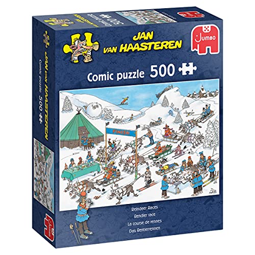 Jan Van Haasteren, Rentier, Rennen, Puzzle 500 Teile Erwachsene von Jan van Haasteren