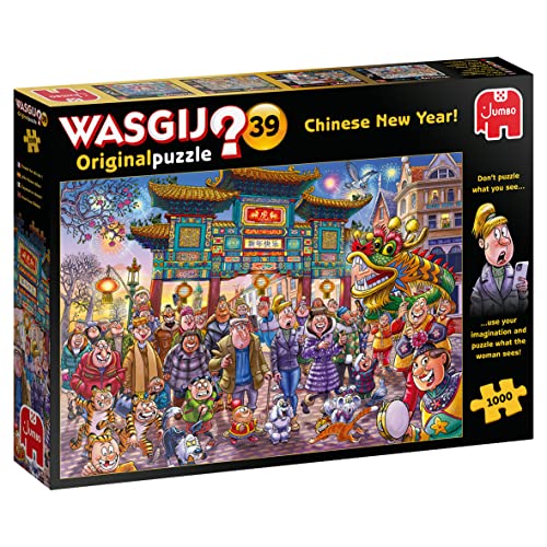 Wasgij 25011 Original 39-Chinese New Year-1000 Teile Puzzlespiel, Mehrfarbig, Einheitsgröße von Jumbo