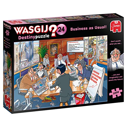 Jumbo Spiele Wasgij Destiny 24 Business as Usual - Puzzle 1000 Teile von Jumbo