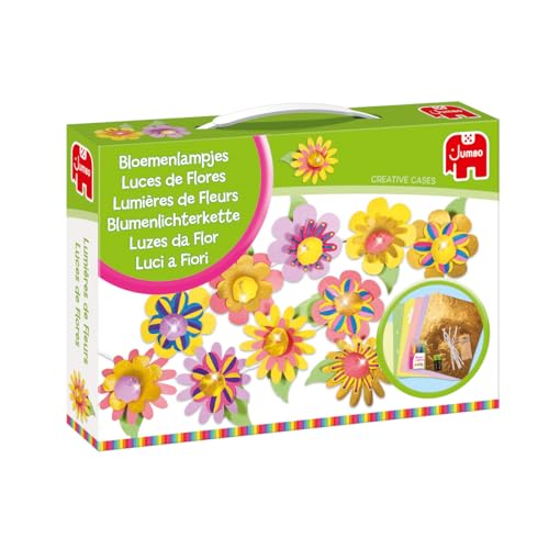 Jumbo 70029 Creative Cases Blumenlichterkette Disney Bastelset, Kreativspielzeug, Ab 5 Jahren von Jumbo