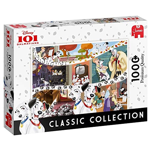 Jumbo Puzzles 19487 Dalmations Premium Collection Disney 101 Dalmatiner Puzzle, Mehrfarbig von Jumbo