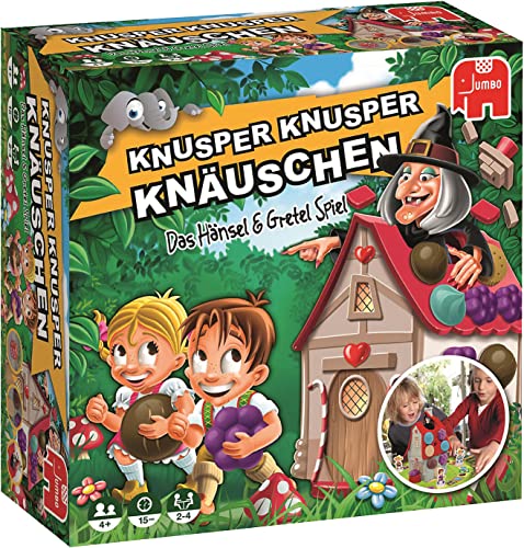 Jumbo Spiele Knusper Knusper Knäuschen - Das Hänsel & Gretel Kinderspiel - ab 4 Jahren von Jumbo