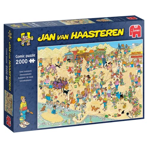 Jan van Haasteren 20072 Jan Jumbo Spiele Sandskulpturen 2000 Teile-Puzzle für Erwachsene, Mehrfarbig von Jan van Haasteren