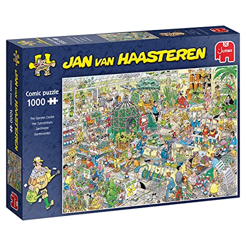 Jumbo Puzzles Jan van Haasteren Das Gartencenter - Puzzle 1000 Teile, Multi Kleuren von Jumbo