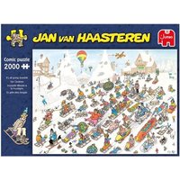 Jan van Haasteren - Es geht nur bergab - 2000 Teile Jan van Haasteren - Es geht nur bergab - 2000 Teile von Jumbo Spiele