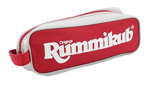 Jumbo Spiele Original Rummikub Travel Pouch - der Spieleklassiker mit kleiner Tasche für Reisen und zum Mitnehmen - Gesellschaftsspiel für Erwachsene und Kinder ab 7 Jahren - 2 bis 4 Spieler von Jumbo