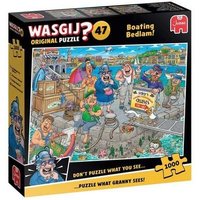 Jumbo 1110100511 - Wasgij Original 47, Boating Bedlam!, Bootschaos!, Comic-Puzzle, 1000 Teile Jumbo 1110100511 - Wasgij Original 47, Boating Bedlam!, Bootschaos!, Comic-Puzzle, 1000 Teile von Jumbo Spiele